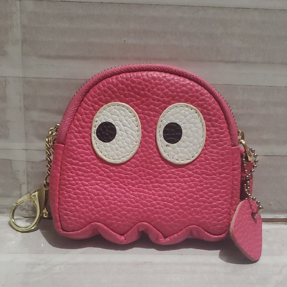 Pink Ghost Coin Purse